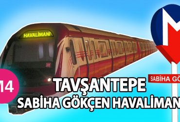Pendik - Sabiha Gökçen Havalimanı Metro Hattı tamamlandı.