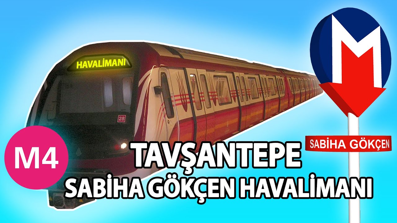 Pendik - Sabiha Gökçen Havalimanı Metro Hattı tamamlandı.